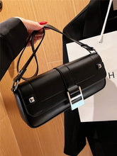Fashionable Vintage Style Rivet Decor Women's Shoulder Bag shein